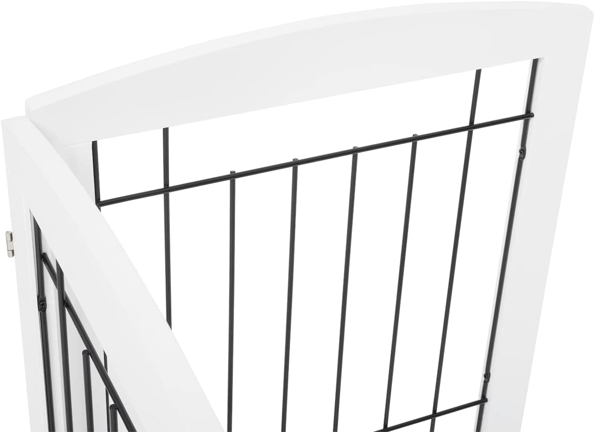 PAWLAND Puerta para perros para las puertas, escaleras de casa, plegable,...