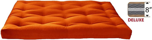 Home Deluxe Colchón futón de 8 pulgadas fabricado en Estados Unidos sólido