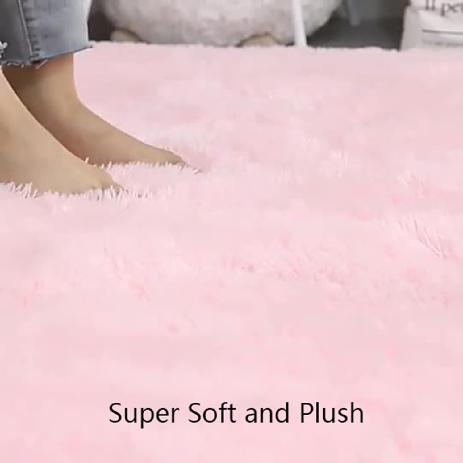 Alfombras de área ultra suaves para interiores y modernas, para decoración del...