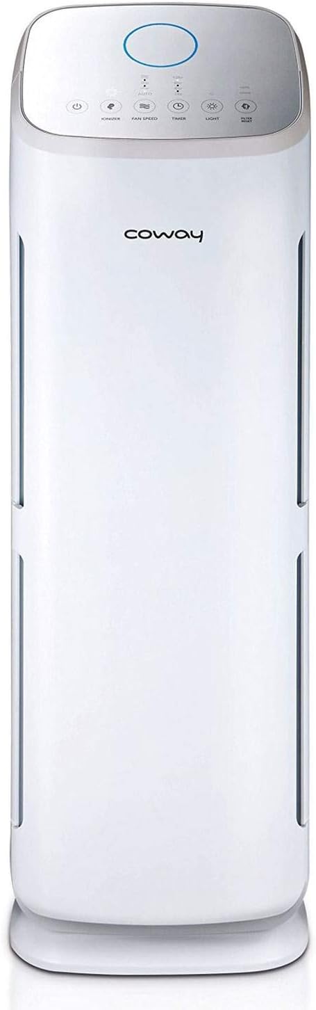 Coway - Purificador de aire Tower Mighty con filtro True HEPA y modo...