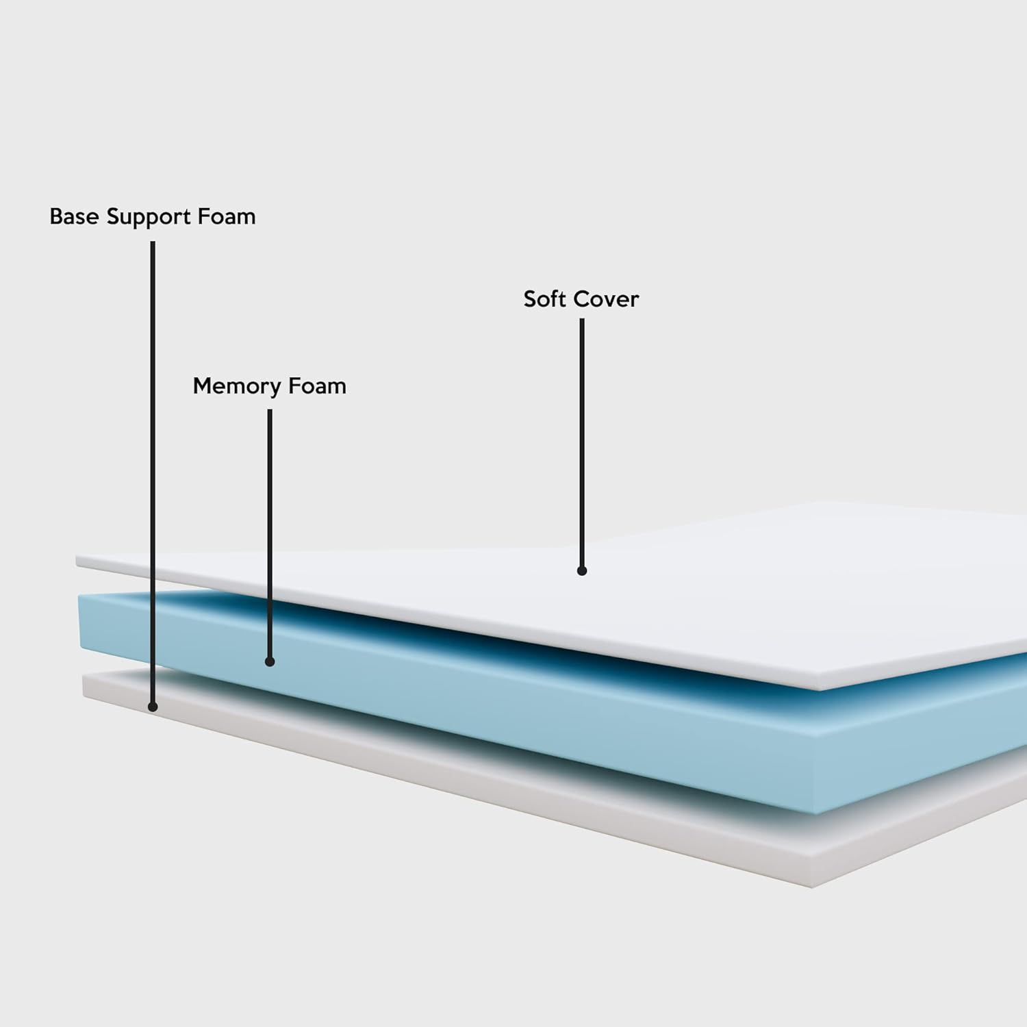 Mayton, Cama plegable plegable de 14 pulgadas con colchones de espuma