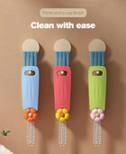 3 in 1 Cup Lid Cleaning Brush, 2024 New Portable Crevice Cleaning Brush Set for