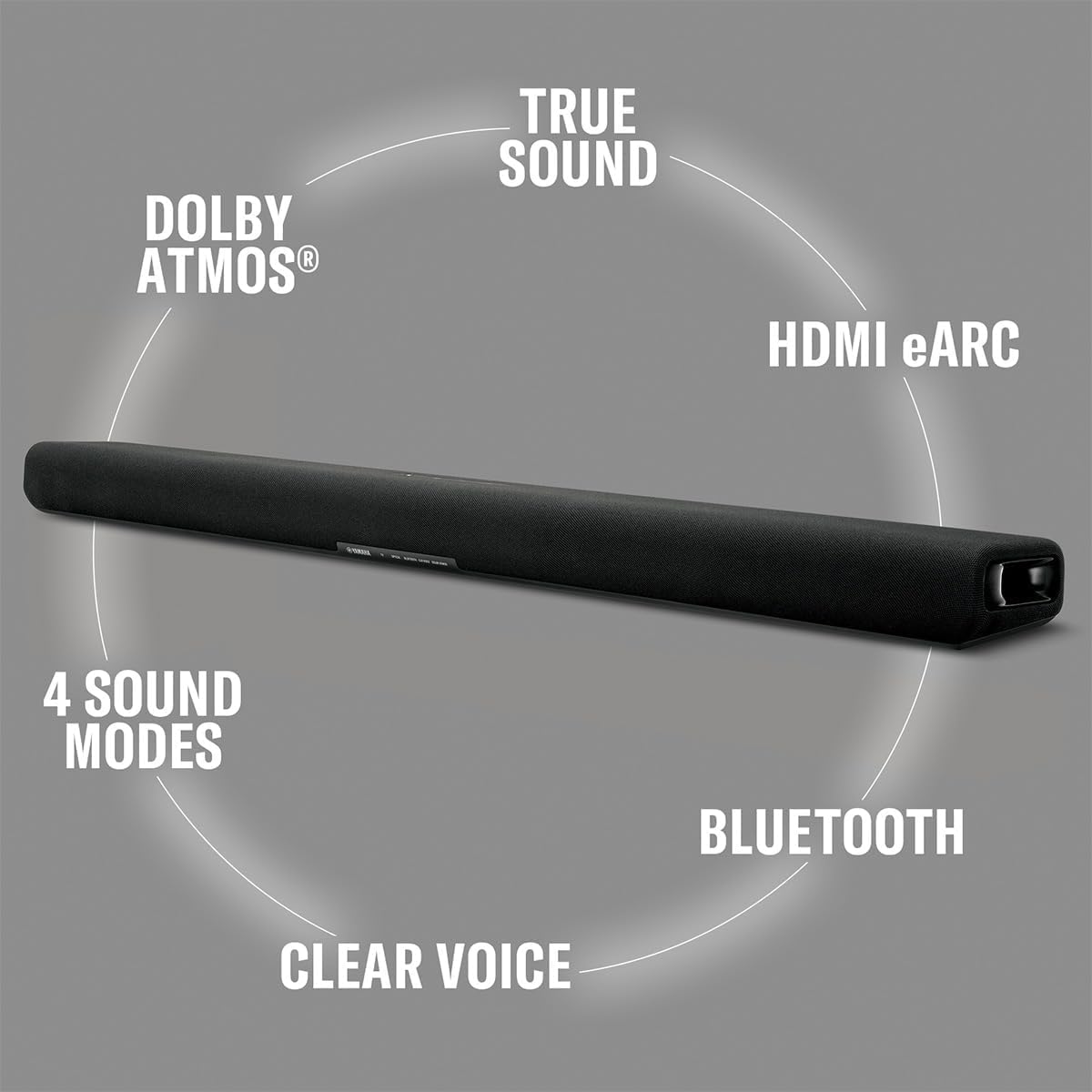 Yamaha SR-B30A Dolby Atmos Barra de sonido con subwoofers integrados (negro)