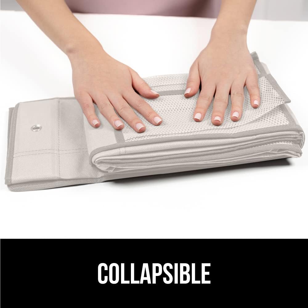 Gorilla Grip - Organizador de zapatos grande de malla transpirable con 24...