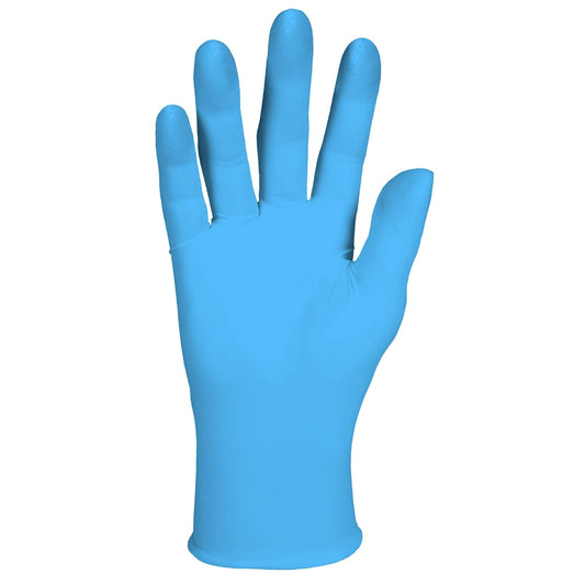 KleenGuard G10 Flex Guantes de nitrilo azules (54332), 3 mil, ambidiestros,