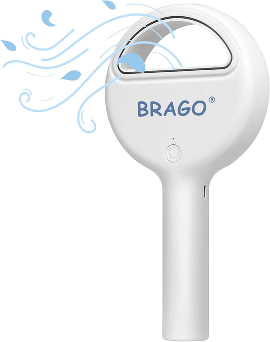 Brago Mini ventilador de mano sin aspas, ventilador de mano portátil,...