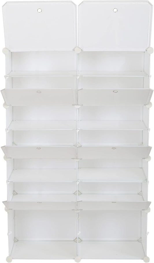 Organizador de zapatos, cajas de zapatos transparentes resistentes, apilables,...