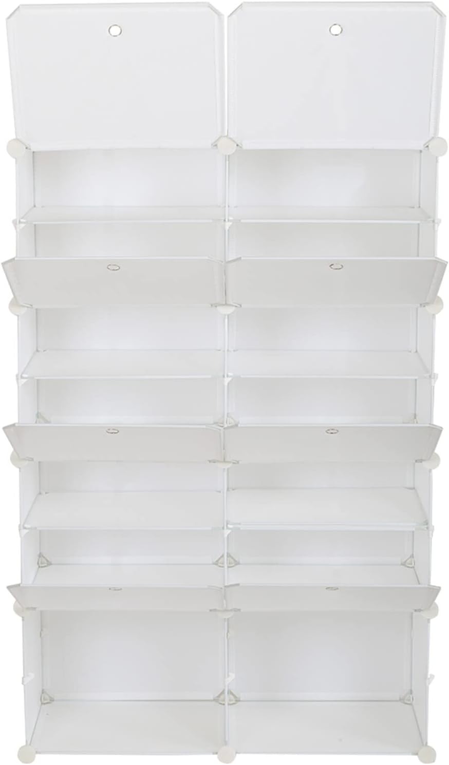 Organizador de zapatos, cajas de zapatos transparentes resistentes, apilables,...