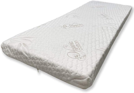 Foamma Colchón de espuma viscoelástica de gel de 3 pulgadas para cama plegable,