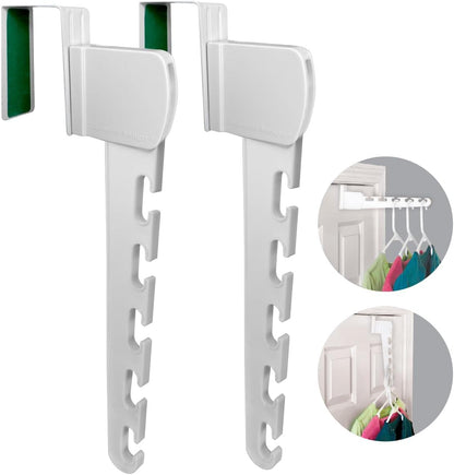 Wonder Hanger Over The Door - Paquete de 3 organizadores para perchas de ropa,...