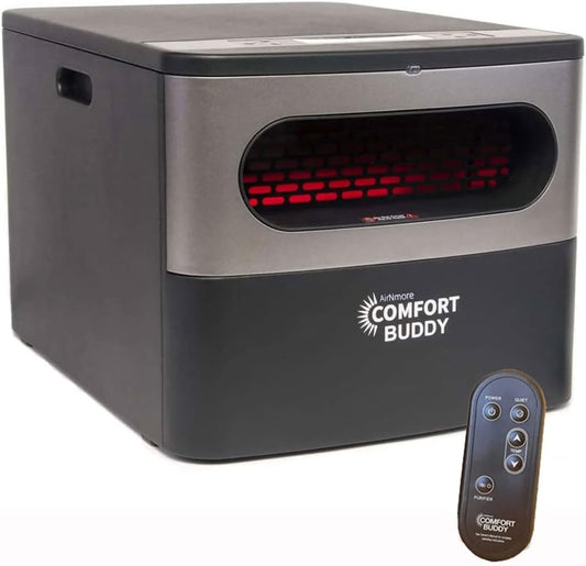 Comfort Buddy, calentador de espacio de AirNmore, factor de forma pequeño único...