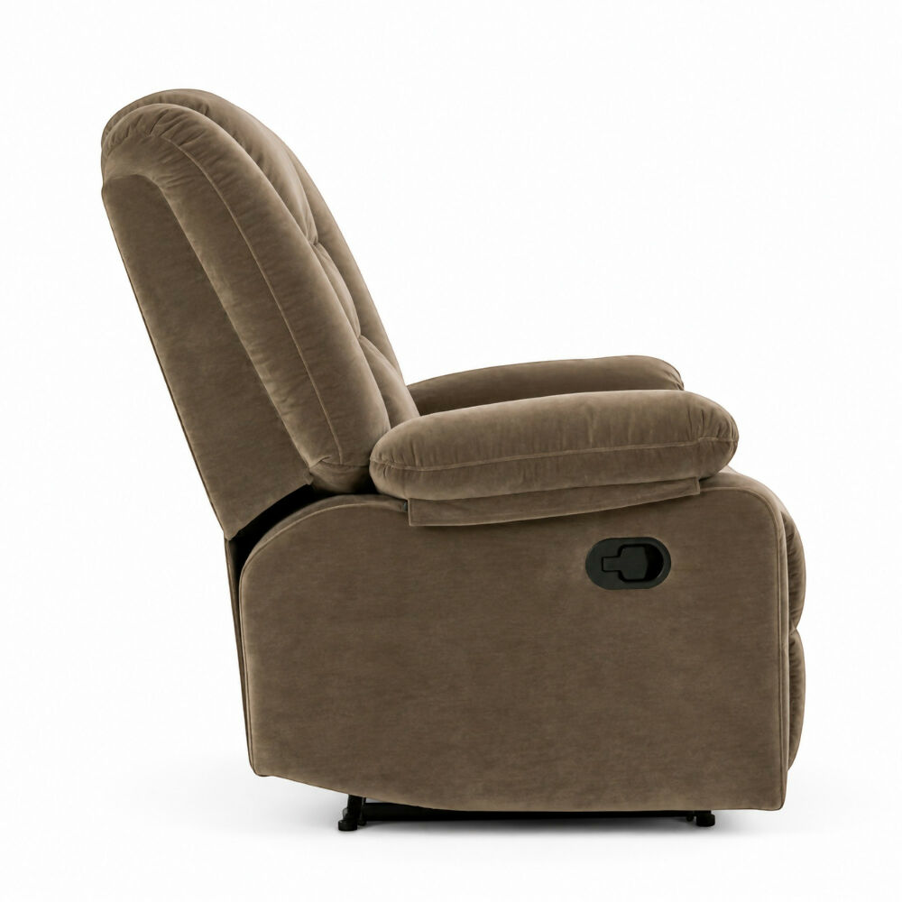 Silla Reclinable Beige Kalerin Microfibra