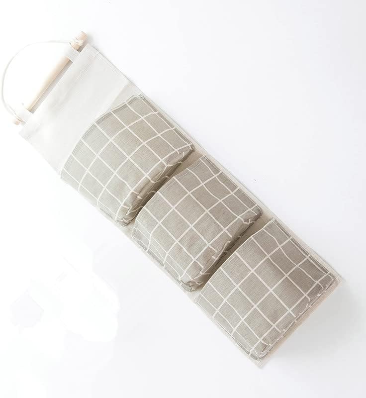 3 piezas de algodón y lino impermeable, bolsa de almacenamiento de moda, bolsa...