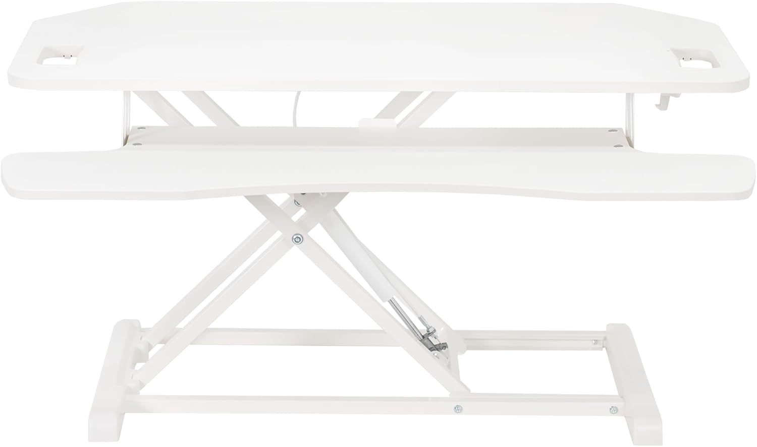 VIVO DESK-V000KLW - Convertidor de escritorio de esquina extra ancho de 38...
