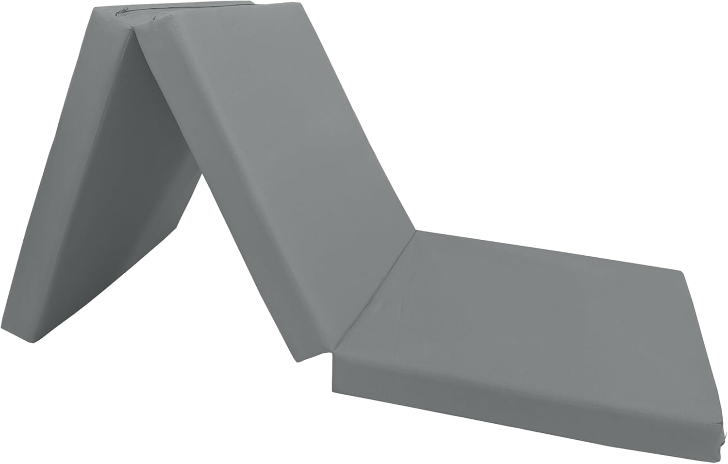 Colchón tríptico gris, Shikibuton, para cama, de 3 pulgadas de alto x 27...