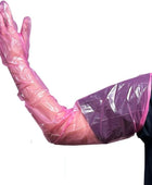 Guantes desechables de manga larga hasta el hombro, 100 unidades, guantes de