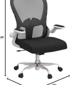 Silla de oficina ergonómica, cómoda silla giratoria para oficina en casa, silla...