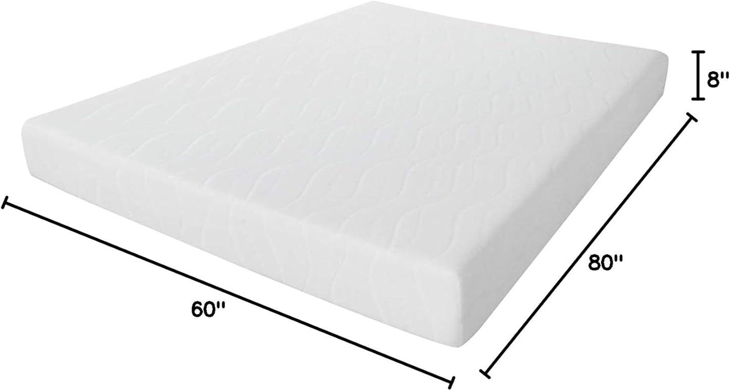 Colchón de espuma viscoelástica de gel tamaño Queen de 8 pulgadas, sensación