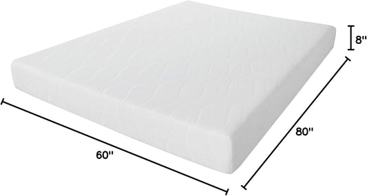 Colchón de espuma viscoelástica de gel tamaño Queen de 8 pulgadas, sensación