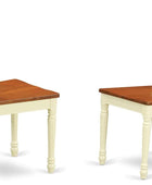 East West Furniture KEC-WHI-W Kenley - Sillas de comedor de cocina, sillas de...
