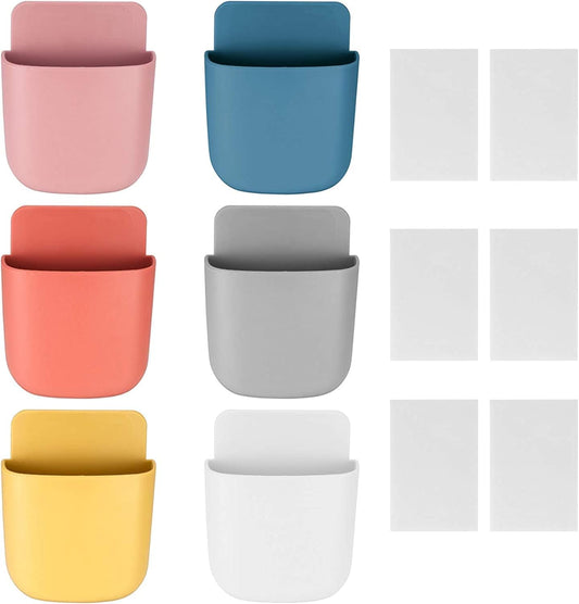 6 soportes para control remoto montado en la pared, autoadhesivo, para...