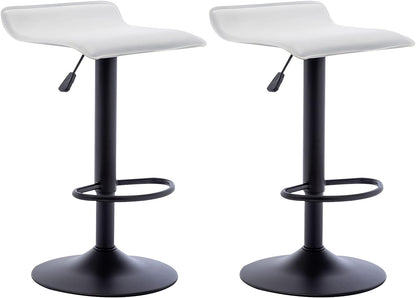 Vogue Furniture Direct Juego de 2 taburetes de bar ajustables, modernos...