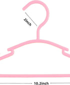Paquete de 40 perchas antideslizantes para ropa de recién nacido, para ropa de...