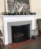 Pilgrim Home and Hearth Craftsman - Pantalla de chimenea con arco, color negro