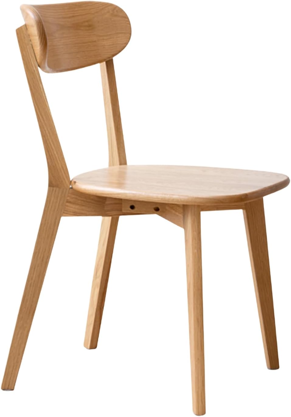 Sillas de comedor 100% madera de roble macizo, prácticas sillas de cocina para