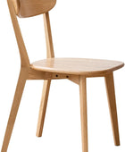Sillas de comedor 100% madera de roble macizo, prácticas sillas de cocina para