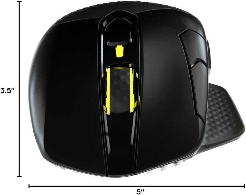 Corsair Dark Core RGB Pro, ratón óptico inalámbrico FPSMOBA para juegos con...