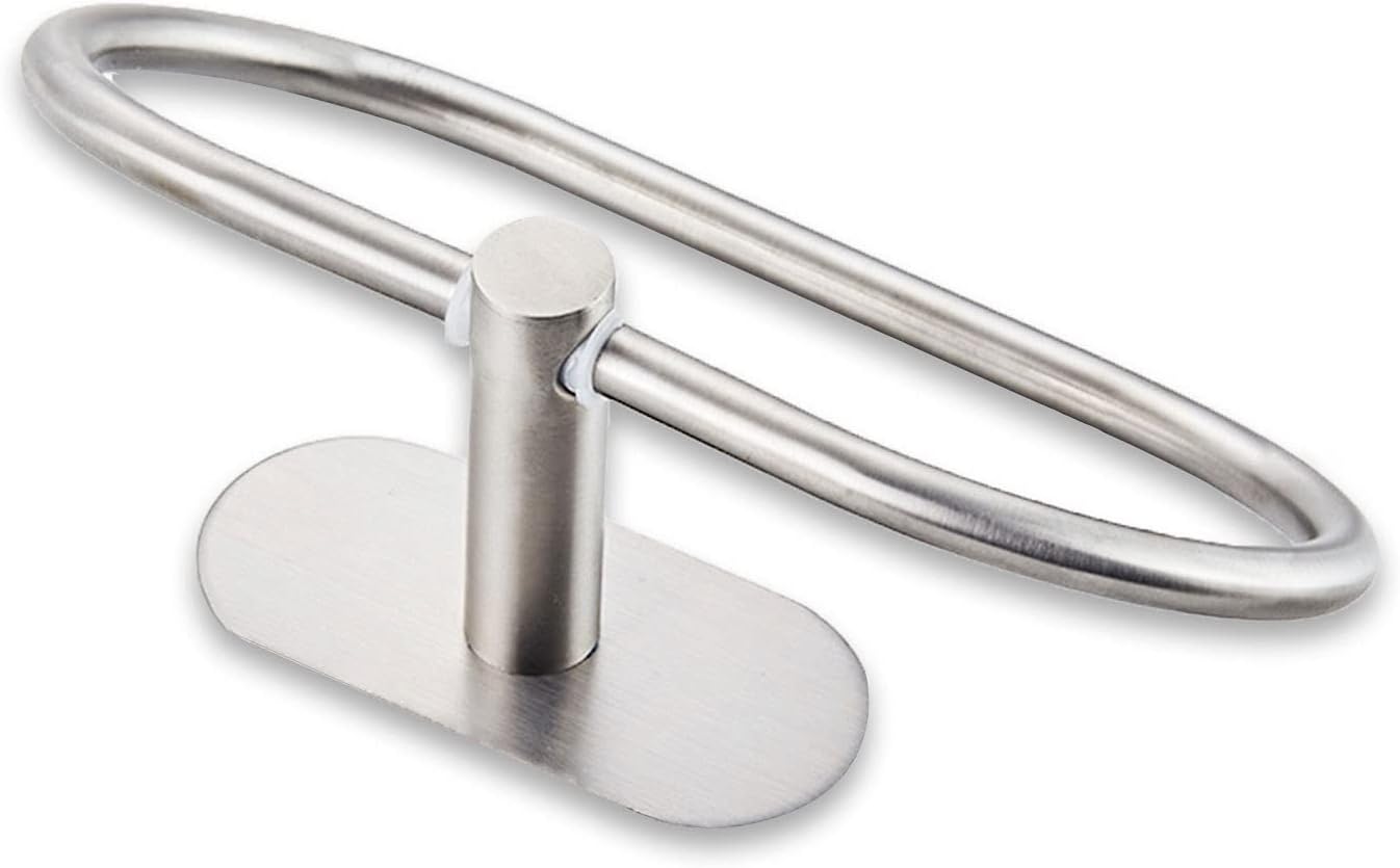 Toallero autoadhesivo de acero inoxidable para baño, soporte para toallas de...
