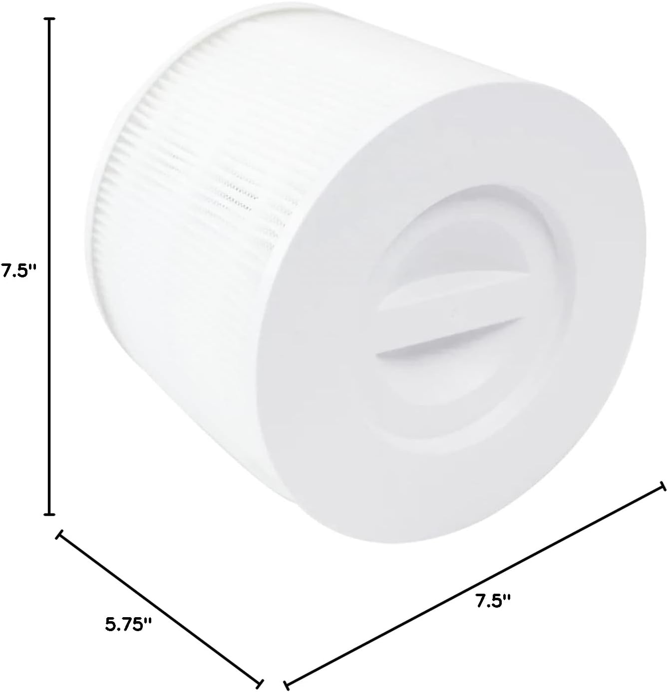 Nispira Filtro de carbono HEPA 3 en 1 de repuesto compatible con purificador de...