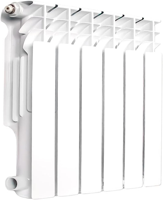 AB Radiador de pared con 6 paneles, radiador de agua caliente de aluminio...