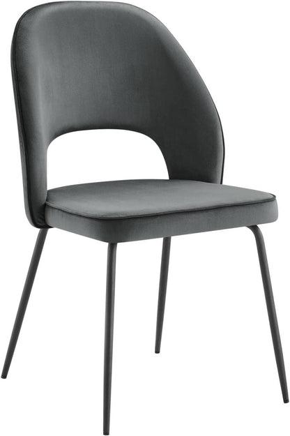 Modway Silla de comedor Nico Performance, color negro y gris