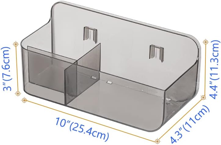 Poeland Organizador de almacenamiento de montaje en pared, cesta de