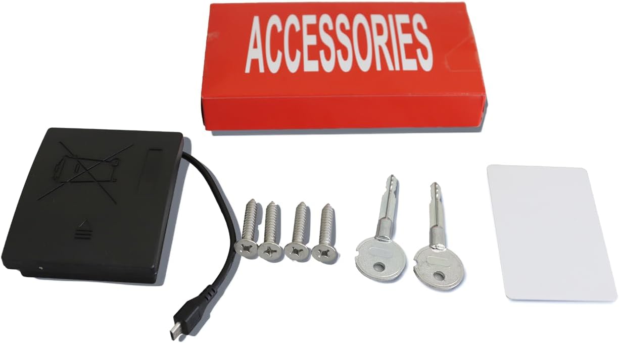 Protex H4-2043ZH-BLACK - Caja fuerte personal con apertura de 3 vías Llave de...