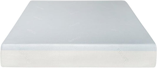 Divine Colchón de espuma viscoelástica de 8 pulgadas, cama individual XL en una