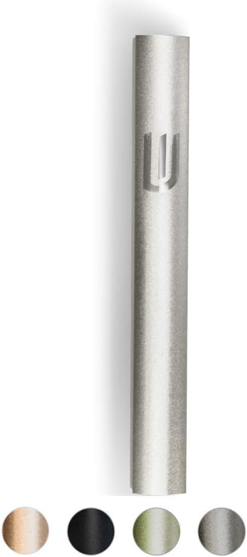 A&S Mezuzot Mezuza - Funda impermeable de aluminio para despegar y pegar, fácil...