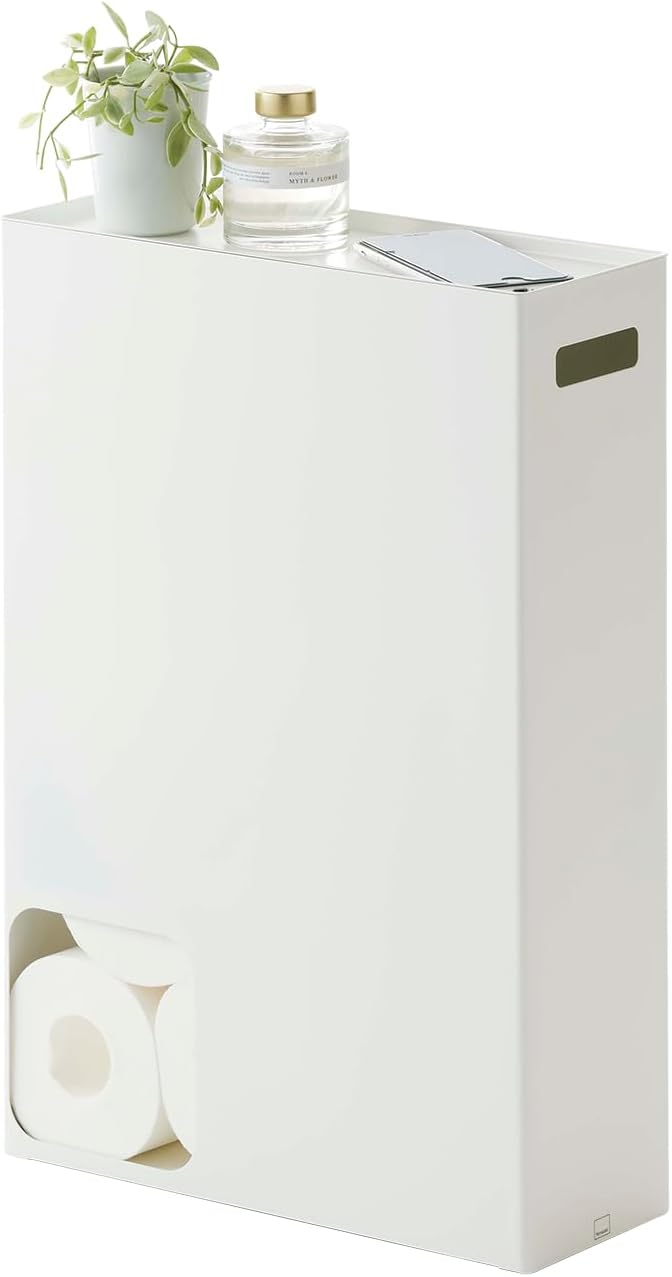 YAMAZAKI Home - dispensador de papel higiénico para el baño, organizador de...