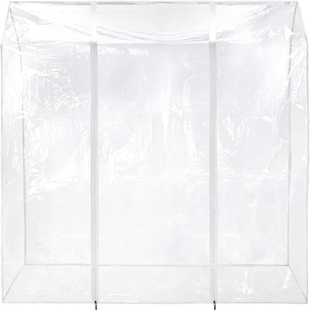 HANGERWORLD Funda transparente para ropa de 5 pies para armario abierto, a...