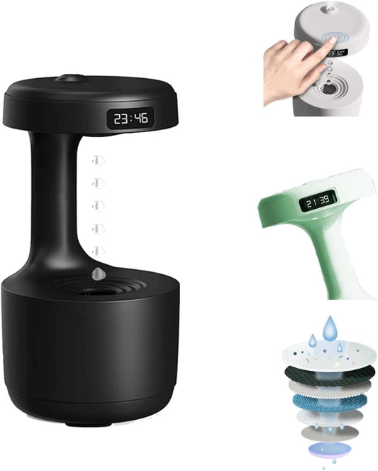 Humidificador antigravedad con reloj de gota de agua Difusor de aroma de...