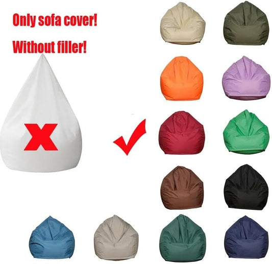Koolouispoper Lazy BeanBag - Sillas individuales para sofá sin relleno, color...