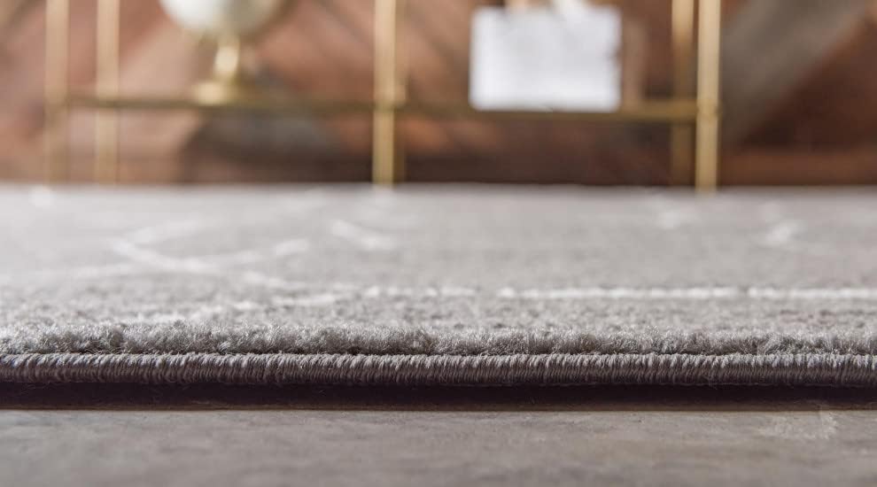 Unique Loom - Alfombra con diseño geométrico, colección Trellis Frieze (5 pies...