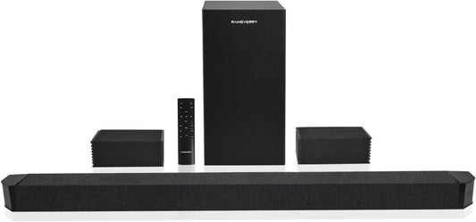 5.1.2 Barra de sonido Dolby Atmos prémium con subwoofer inalámbrico, Bluetooth...