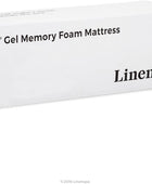 Linenspa - Colchón de espuma viscoelástica de gel de 5 pulgadas