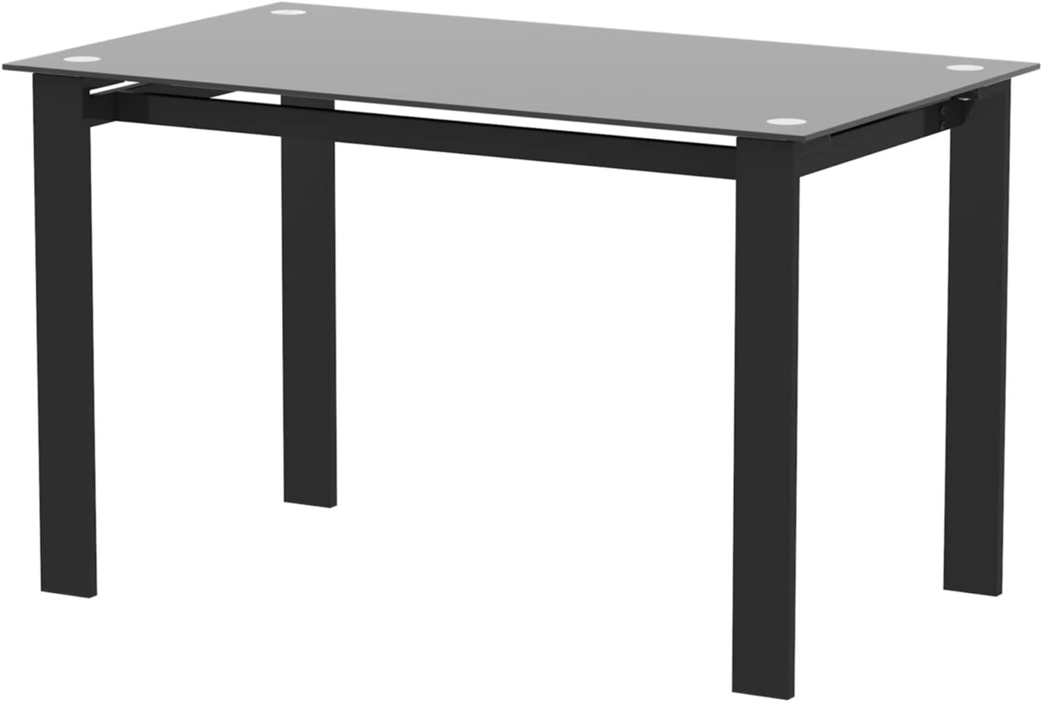 Juego de mesa de comedor de vidrio templado de 5 piezas para cocina en mesa