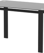 Juego de mesa de comedor de vidrio templado de 5 piezas para cocina en mesa