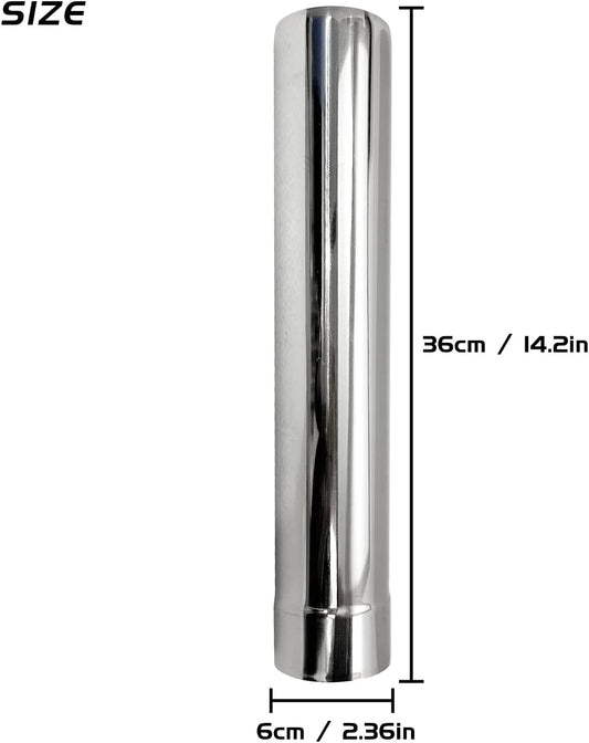 Tubo de estufa para acampar de 2.36 pulgadas de acero inoxidable 4 tubos de...