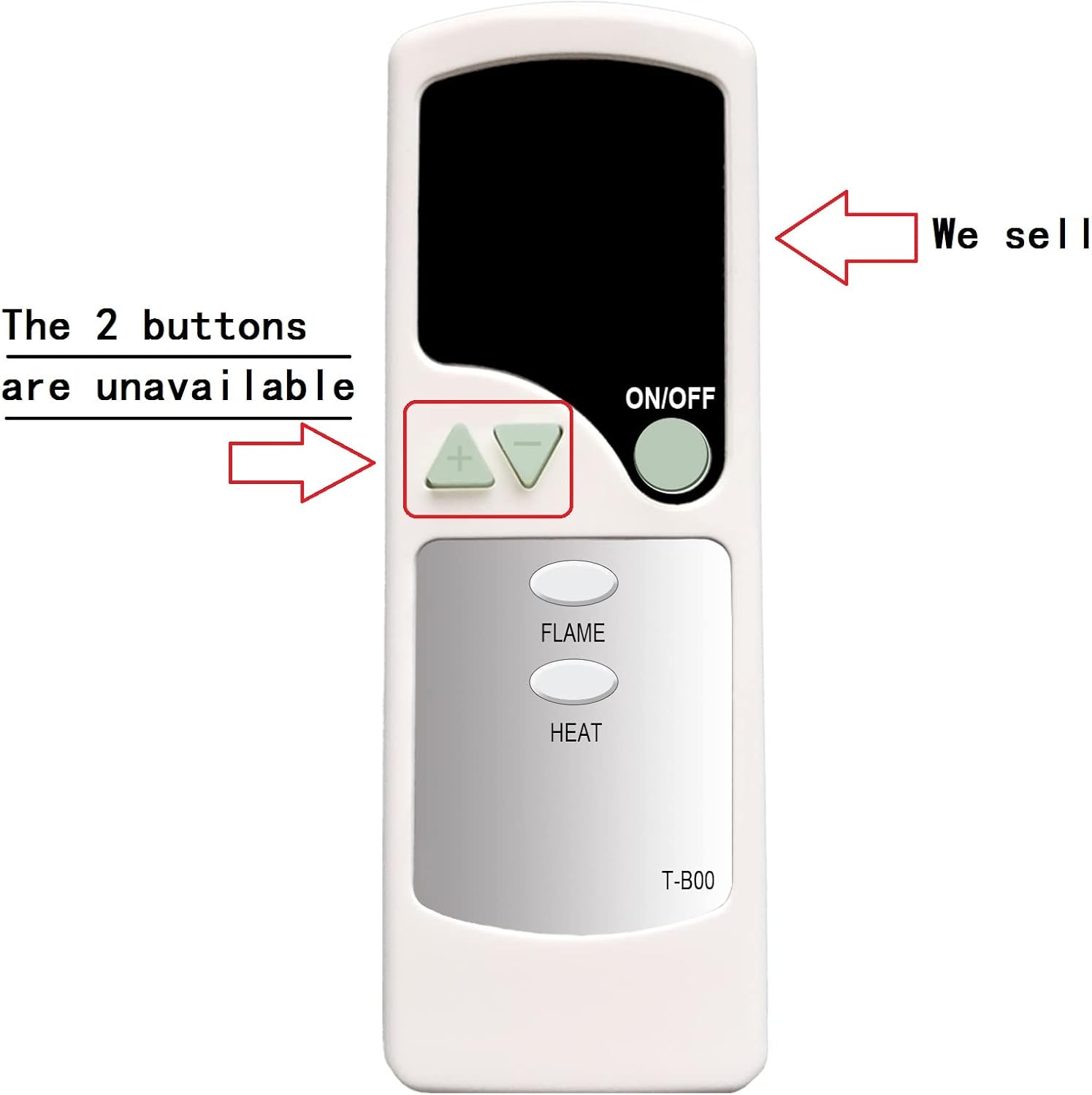 Repuesto para calentador eléctrico de chimenea Twin Star a control remoto...